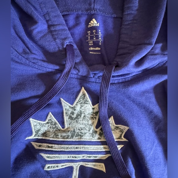 Purple adidas team Canada hoodie - Picture 5 of 5